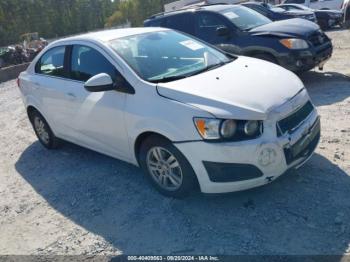  Salvage Chevrolet Sonic