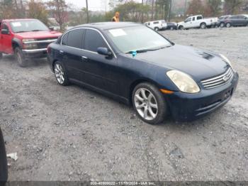  Salvage INFINITI G35