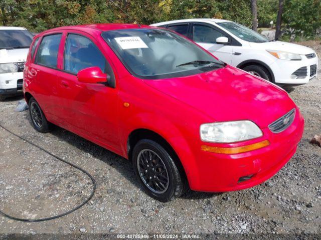  Salvage Chevrolet Aveo