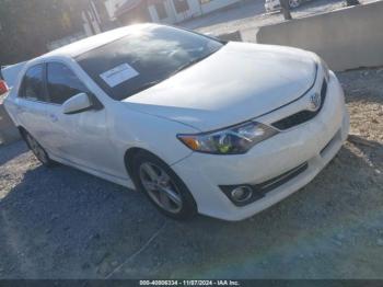  Salvage Toyota Camry