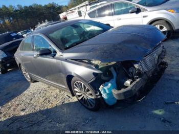  Salvage Lincoln MKZ