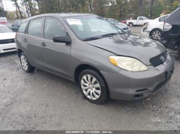  Salvage Toyota Matrix