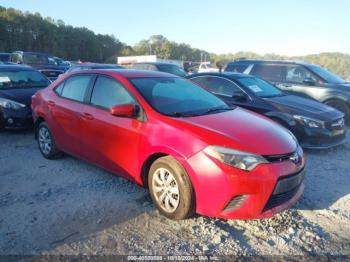  Salvage Toyota Corolla