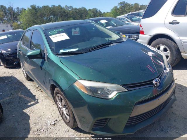  Salvage Toyota Corolla