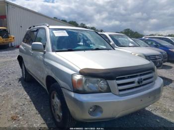  Salvage Toyota Highlander