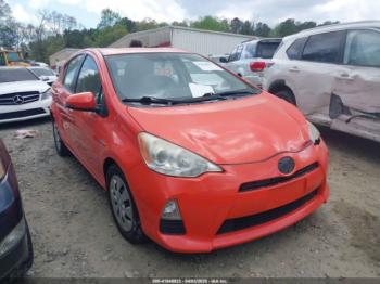  Salvage Toyota Prius c