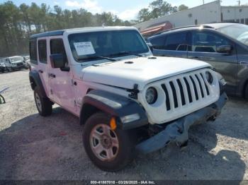  Salvage Jeep Wrangler