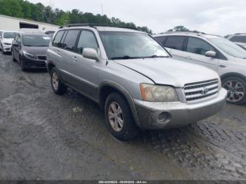  Salvage Toyota Highlander