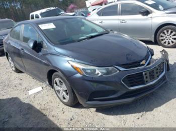  Salvage Chevrolet Cruze