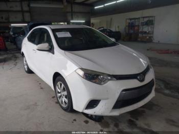 Salvage Toyota Corolla