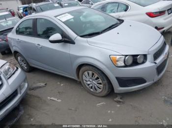  Salvage Chevrolet Sonic