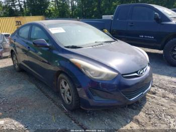  Salvage Hyundai ELANTRA