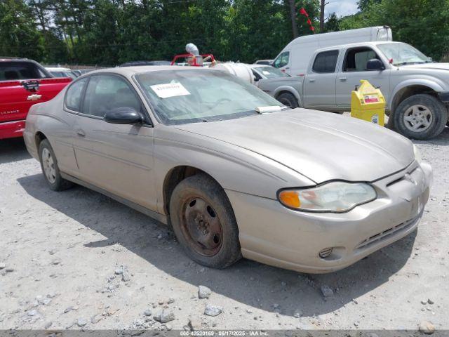  Salvage Chevrolet Monte Carlo