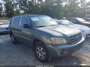  Salvage Toyota Highlander