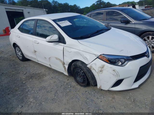  Salvage Toyota Corolla