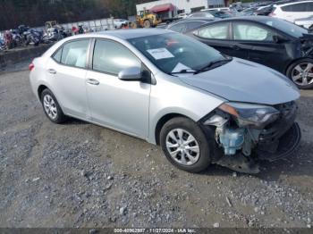  Salvage Toyota Corolla