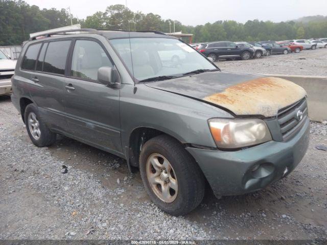  Salvage Toyota Highlander