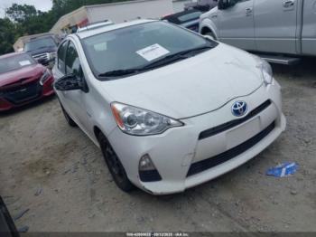  Salvage Toyota Prius c