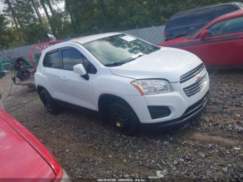  Salvage Chevrolet Trax