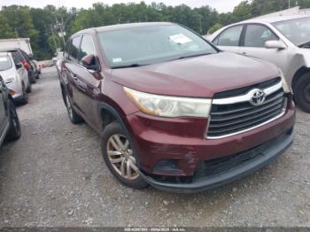  Salvage Toyota Highlander