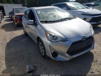  Salvage Toyota Prius c