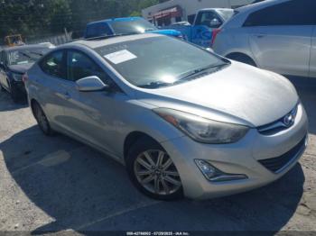  Salvage Hyundai ELANTRA