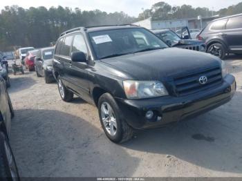  Salvage Toyota Highlander