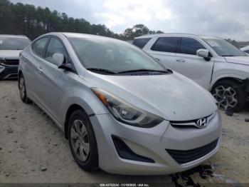  Salvage Hyundai ELANTRA