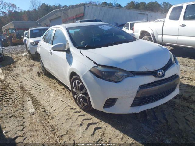  Salvage Toyota Corolla