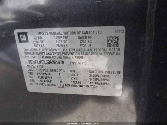 Chevrolet Equinox 2lt Image 9