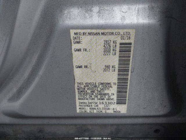 Nissan Altima 2.5 Sl Image 2