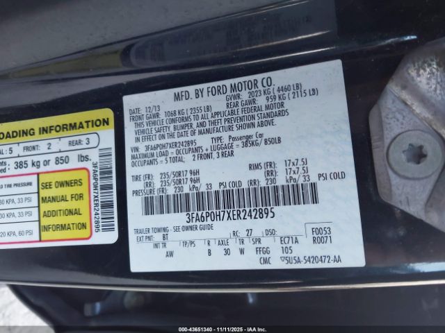 Ford Fusion Se Image 14