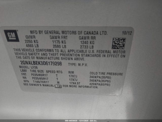 Chevrolet Equinox Ls Image 10