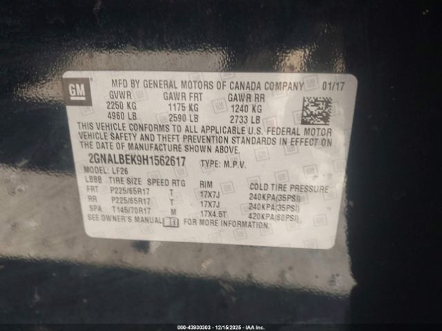 Chevrolet Equinox Ls Image 15