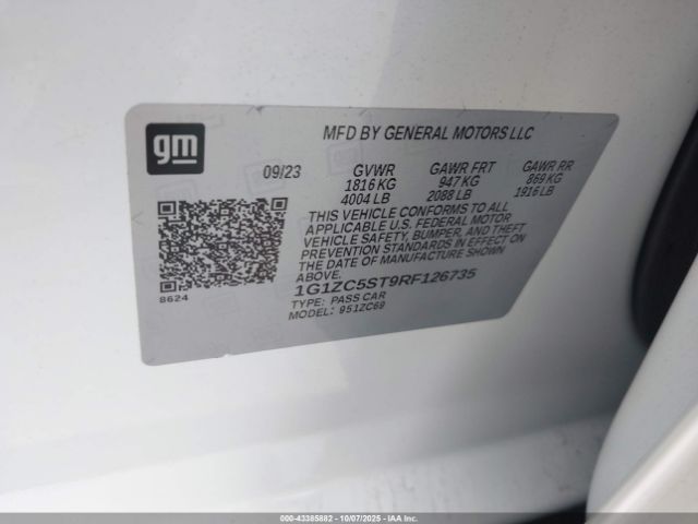 Chevrolet Malibu Fwd 1fl Image 14