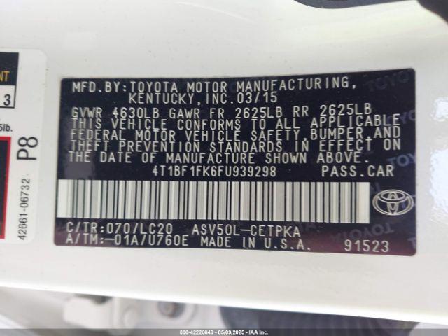 Toyota Camry Xse Image 8